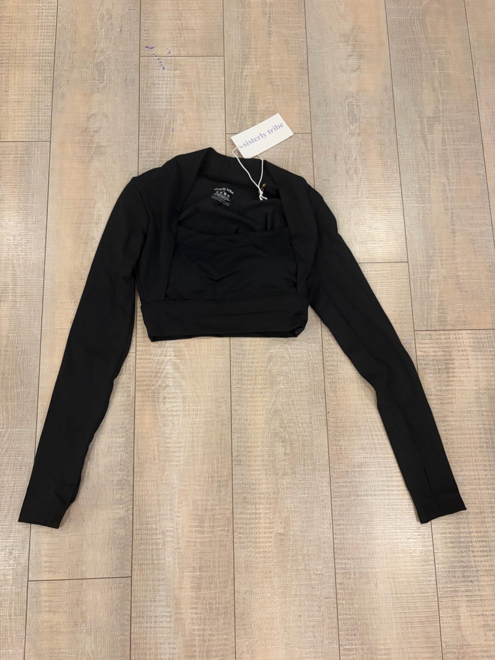 NWT Sisterly Tribe Long Sleeve Top - Picture 6 of 9